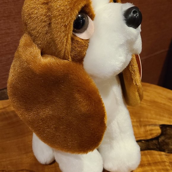 New Honeyway sad Sam basset hound Puppy/dog Soft classic Plush Stuffed toy 8" in - Picture 7 of 12